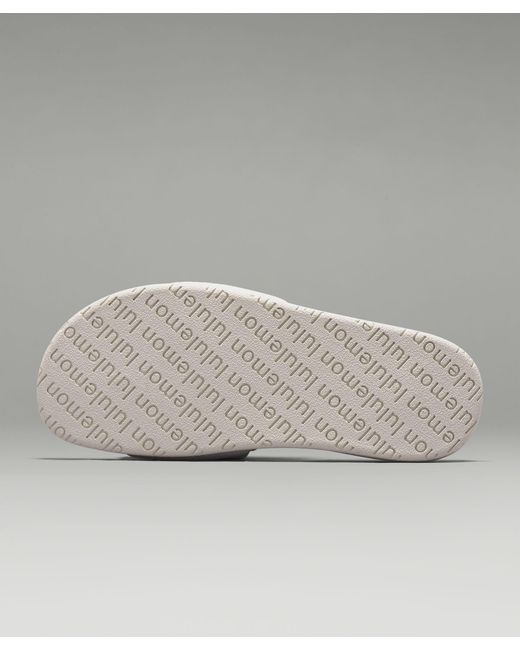 lululemon athletica Metallic – Restfeel Slides – – Size 12