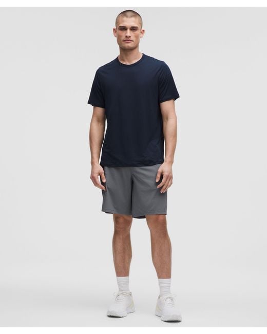 lululemon athletica Blue Pace Breaker Lined Short 9" for men