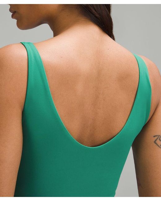 lululemon athletica Green Bend This Scoop And Square Bra Light Support, A-c Cups