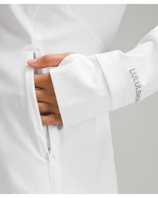 lululemon athletica White – Mist Over Windbreaker – – Size 14