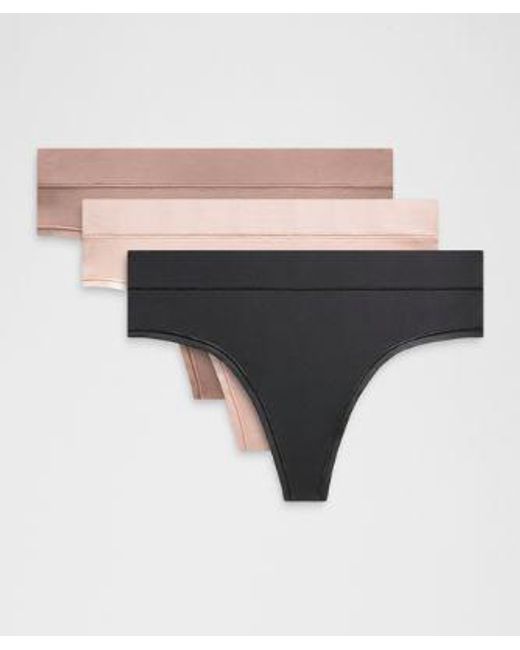 lululemon athletica White Underease High-Rise Thong Underwear