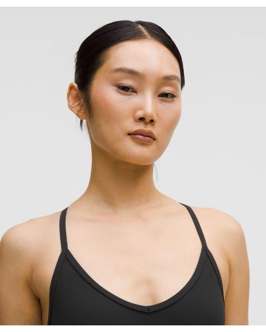 lululemon athletica Black – Align Cross-Back Bodysuit – 4" – – Size 14