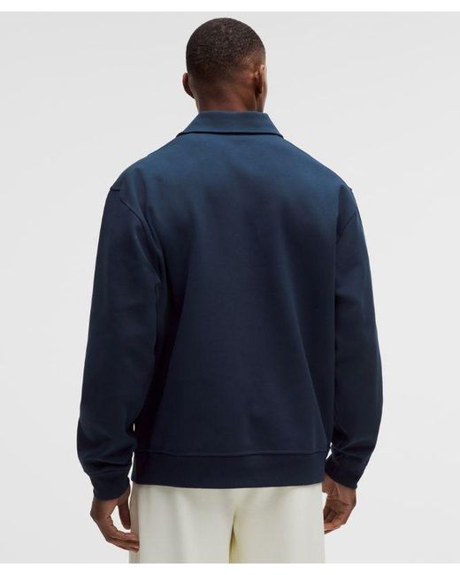 lululemon athletica Blue Grand Standard Long-Sleeve Polo for men