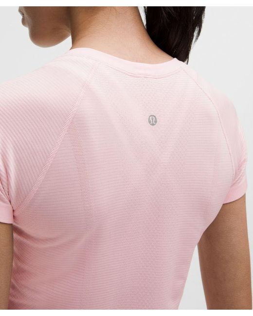 lululemon athletica Red – Swiftly Tech Short-Sleeve Shirt 2.4 Hip Length – – Size 4