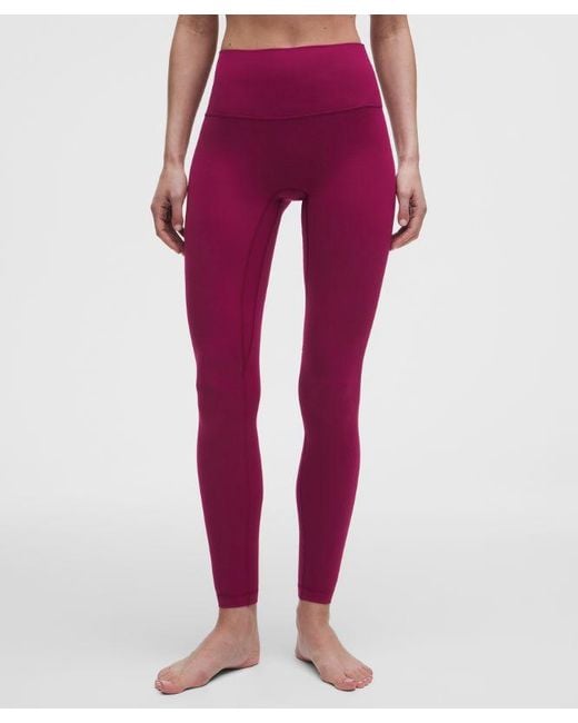 lululemon athletica Red Align No Line High-Rise Pant 28"