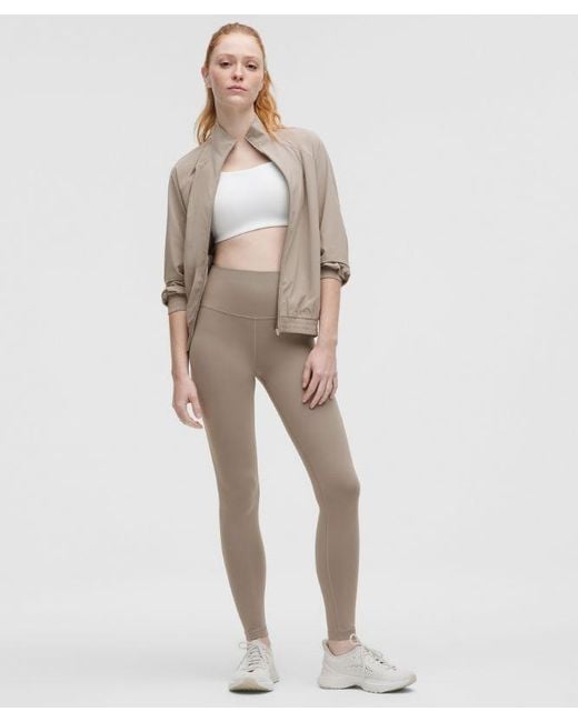 lululemon athletica Natural – Wunder Train High-Rise Tight Leggings – 28" – /Khaki – Size 4