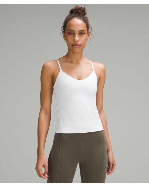 lululemon athletica Gray – Align Waist-Length Cami Tank Top A/B Cup – – Size 4