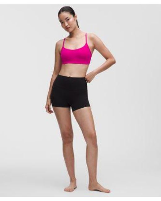 lululemon athletica Pink – Flow Y Sports Bra Light Support, A/B Cup Evolve – – Size Large