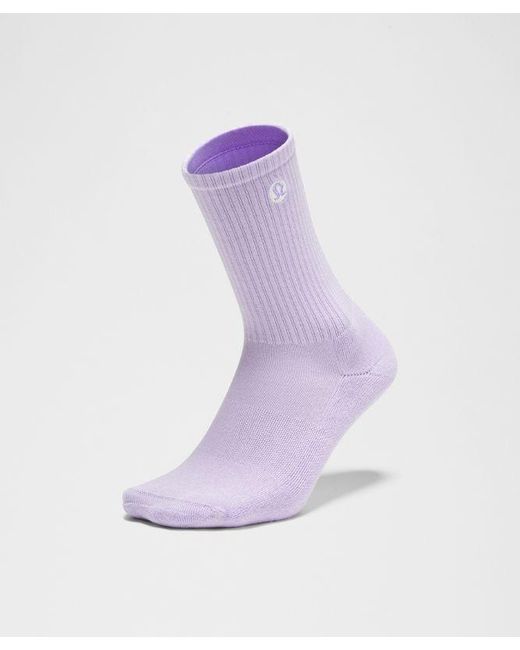 lululemon athletica Purple – Daily Essential Crew Socks – – Size Medium