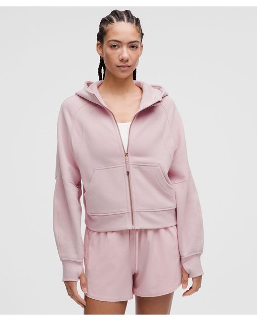 lululemon Scuba Oversized Full-Zip Hoodie in Pink | Lyst lululemon Scuba Oversized Full-Zip Hoodie in Pink | Lyst