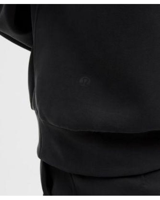 lululemon athletica Black – Brushed Softstreme Funnel Neck – – Size Medium