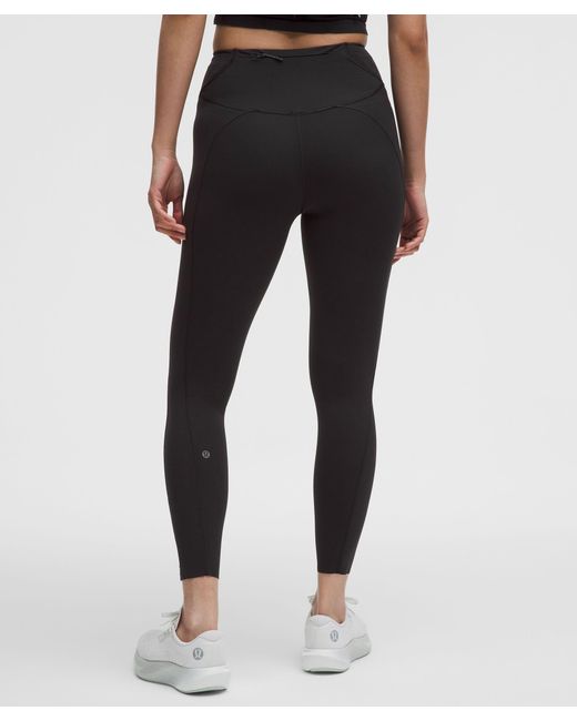 lululemon athletica Black – Fast And Free High-Rise 1-Pocket Tight Leggings Evolve – 25" – – Size 4
