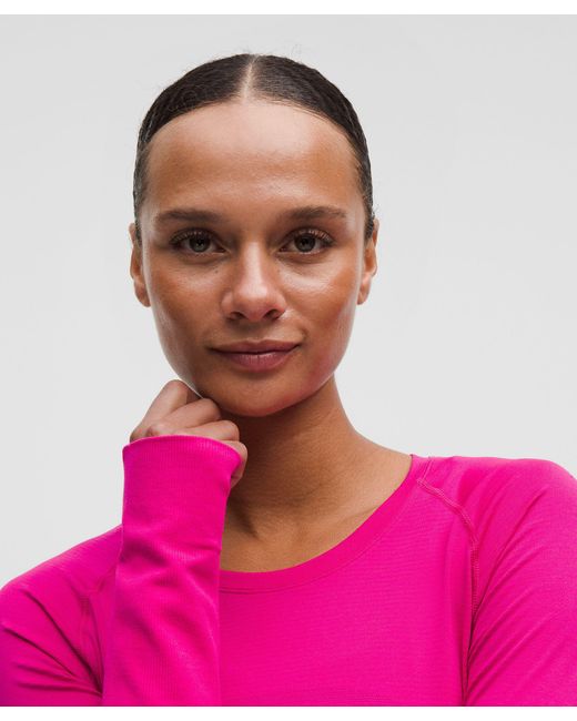 lululemon athletica Pink Swiftly Tech Long-Sleeve Shirt 2