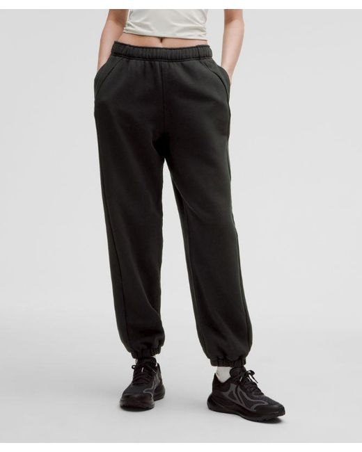 lululemon athletica Scuba Mid-rise Oversized Joggers Regular - Color Black - Size L