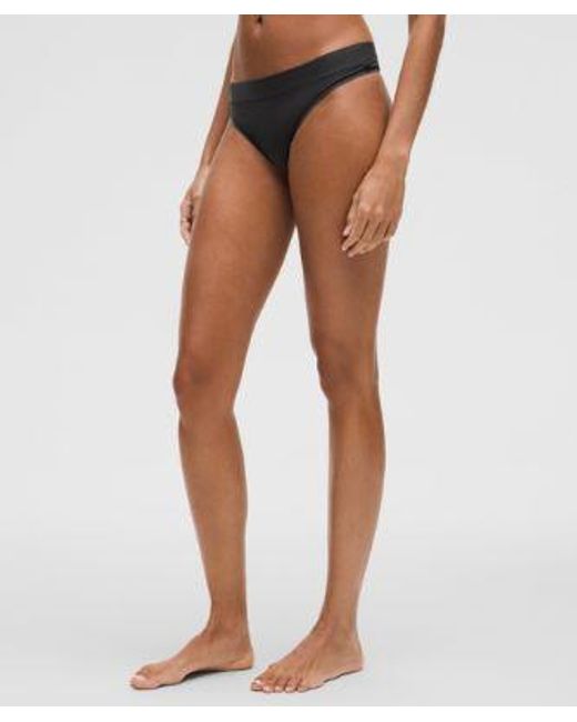 lululemon athletica White – Underease Mid-Rise Thong Underwear 5 Pack – // –