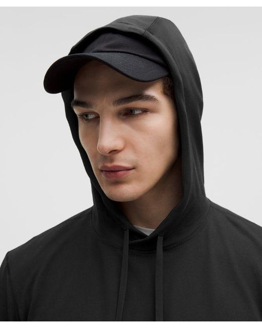 lululemon athletica Gray Soft Jersey Pullover Hoodie for men