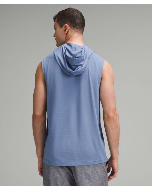 lululemon athletica Blue License To Train Relaxed-fit Sleeveless Hoodie