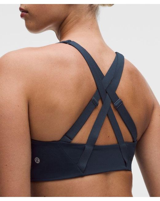 lululemon athletica White – Energy Zip-Front Sports Bra High-Support, B–G Cups – – Size 10