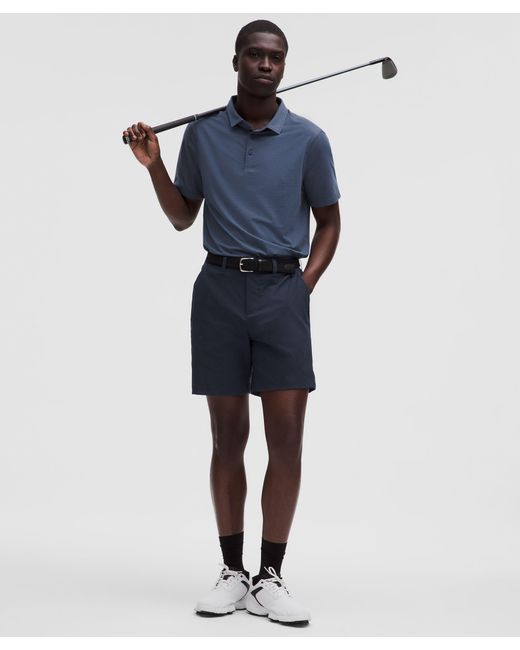 lululemon Men's Blue – Abc Classic-Fit Golf Shorts – – – Size 12