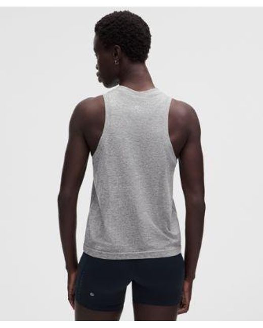 lululemon athletica Gray Swiftly Relaxed Tank Top Hip Length