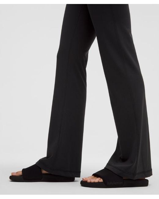 lululemon athletica Black Wunder Under Smoothcover High-Rise Bootcut Pant 34"