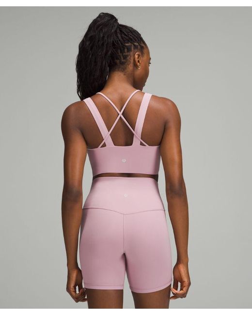 lululemon athletica Red Like A Cloud Longline Bra Light Support, D/Dd Cup