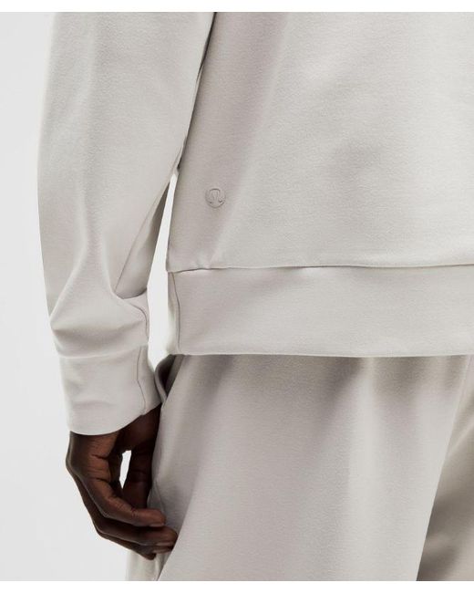 lululemon athletica Natural – Heavyweight Soft Jersey Half Zip Sweatshirt – – for men