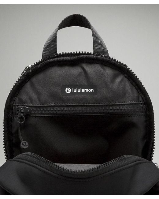 lululemon athletica Black – Knit Nylon Micro Backpack 4L –
