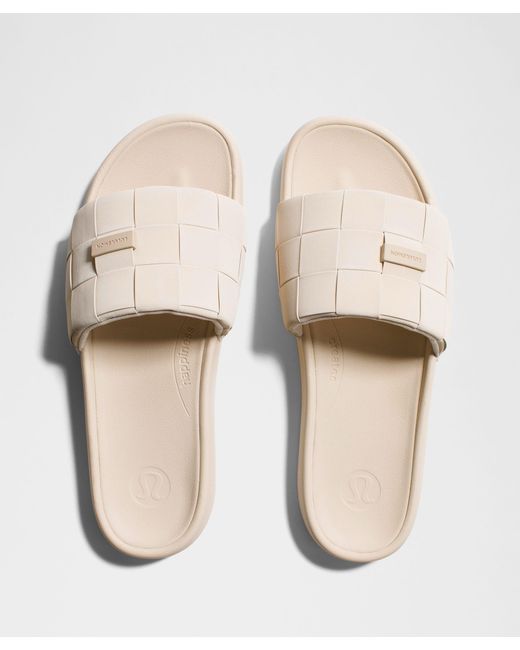 lululemon Restfeel Woven Slide in Natural for Men | Lyst display picture 2