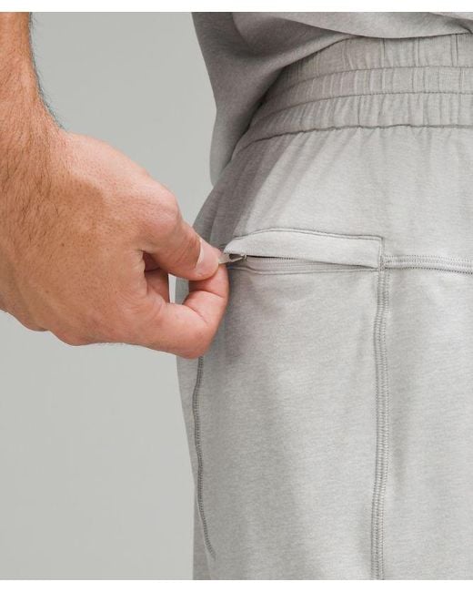 lululemon athletica Gray Soft Jersey Shorts 5" for men