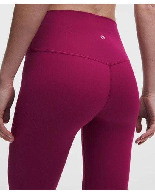 lululemon athletica Red Align No Line High-Rise Pant 28"