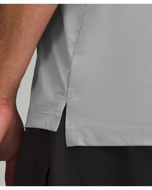 lululemon athletica Gray – Logo Sport Polo Short-Sleeve – – for men