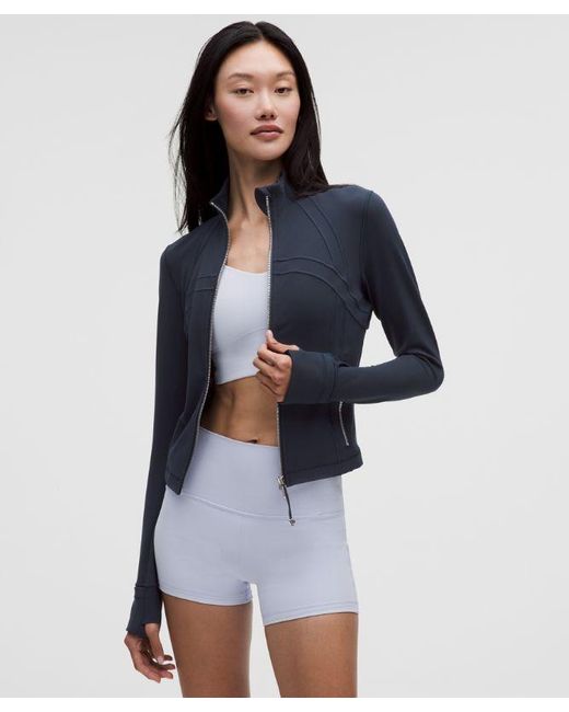 lululemon athletica Blue Define Cropped Jacket