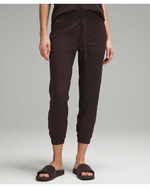lululemon athletica Black Soft Jersey Classic-fit Mid-rise Joggers