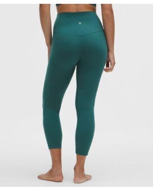 lululemon athletica Green – Align High-Rise Crop Leggings – 23" – – Size 20