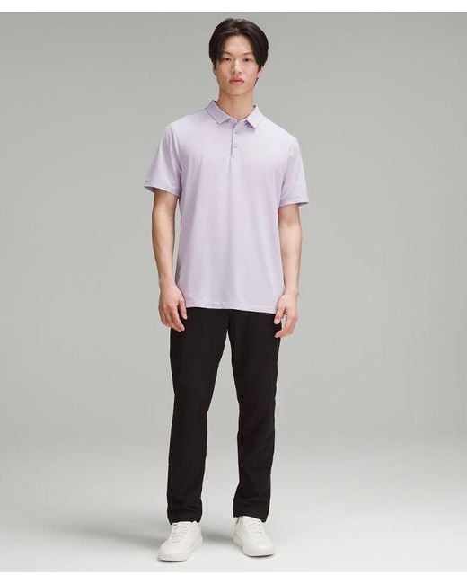 lululemon athletica Purple – Evolution Short-Sleeve Polo Shirt – /Pastel – for men