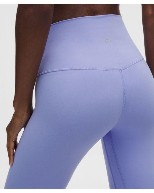 lululemon athletica Blue – Align High-Rise Crop Leggings – 23" – /Pastel – Size 4