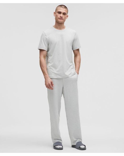 lululemon athletica Gray Soft Jersey Classic-Fit Pant for men