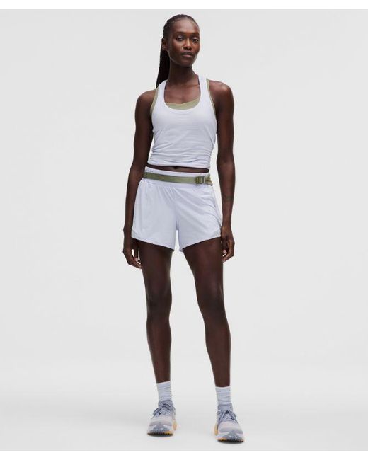 lululemon athletica White – Swiftly Tech Racerback Tank Top 2.4 Waist Length – – Size 4