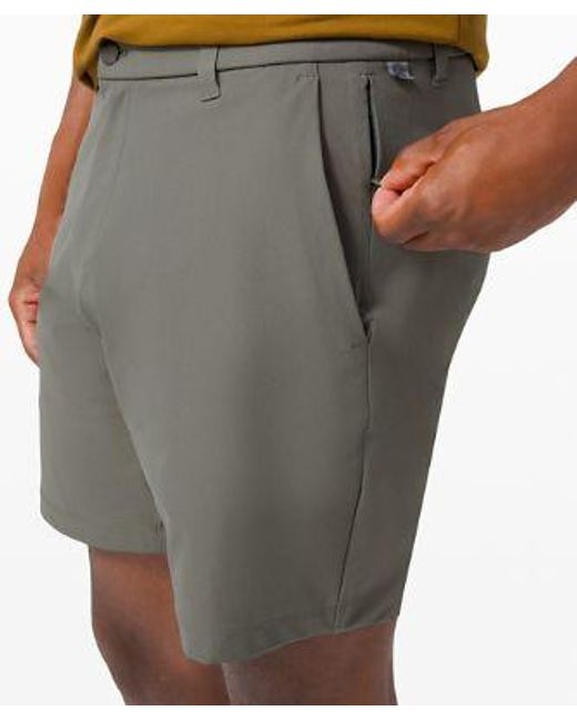lululemon athletica Gray Commission Classic-fit Shorts 7" Warpstreme for men