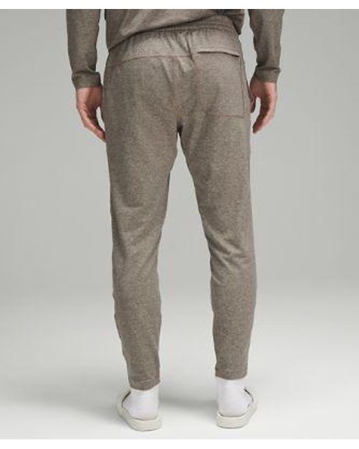 lululemon athletica Gray Soft Jersey Tapered Pants for men