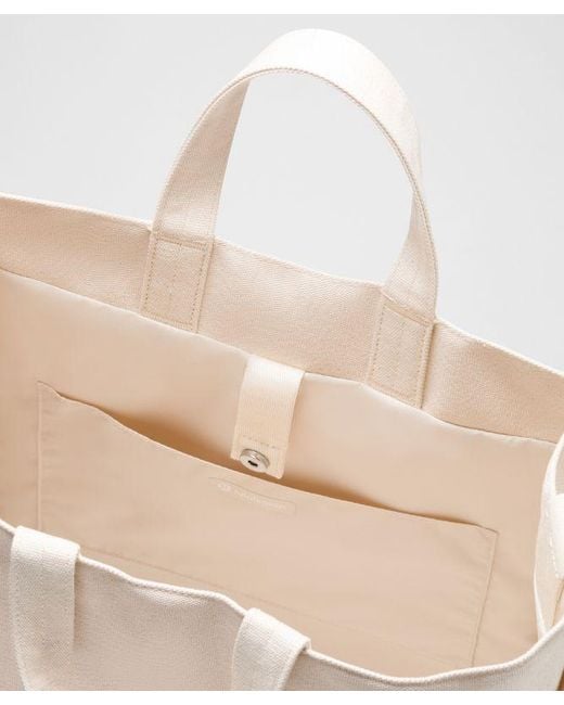lululemon athletica White – Canvas Market Tote Bag 19L –