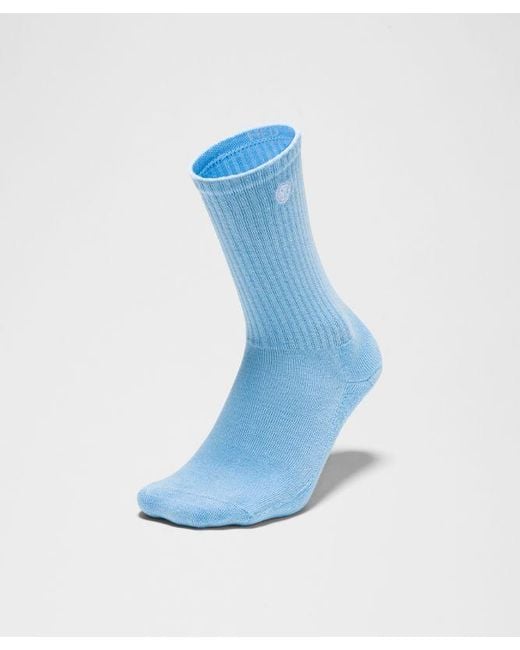 lululemon athletica Blue Daily Essential Crew Socks
