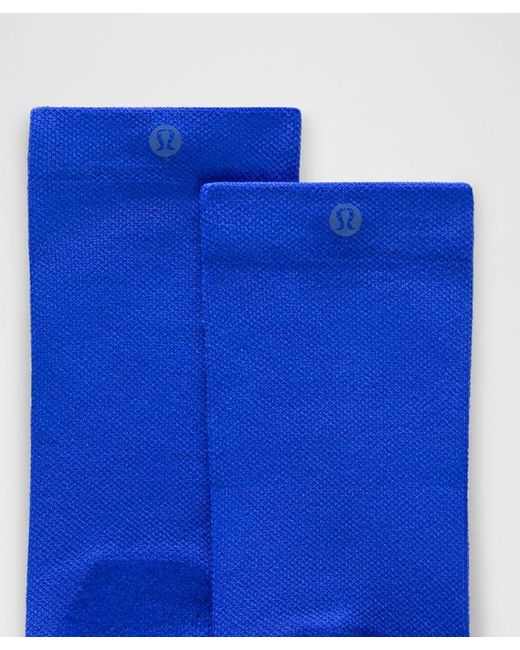 lululemon athletica Blue Power Stride Cushion Crew Socks