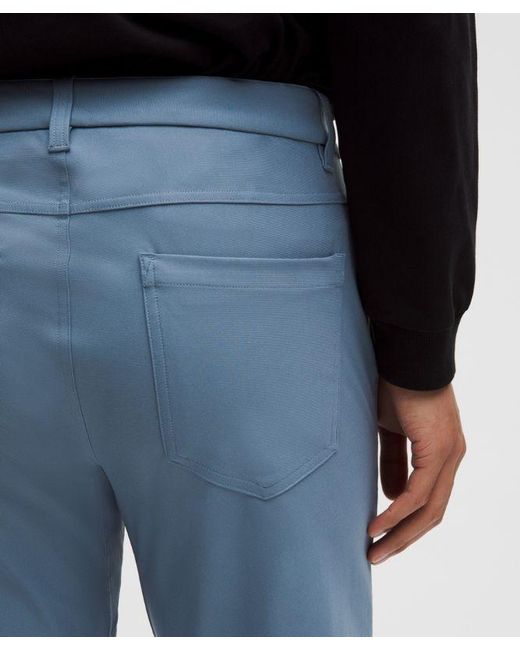 lululemon athletica Blue Abc Slim-Fit 5 Pocket Pant 34L for men