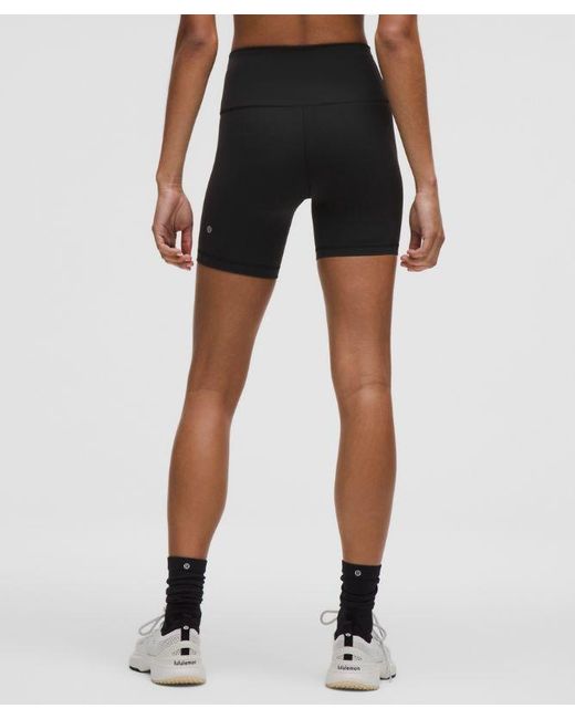 lululemon athletica Black Wunder Train High-Rise Shorts With Pockets 6"