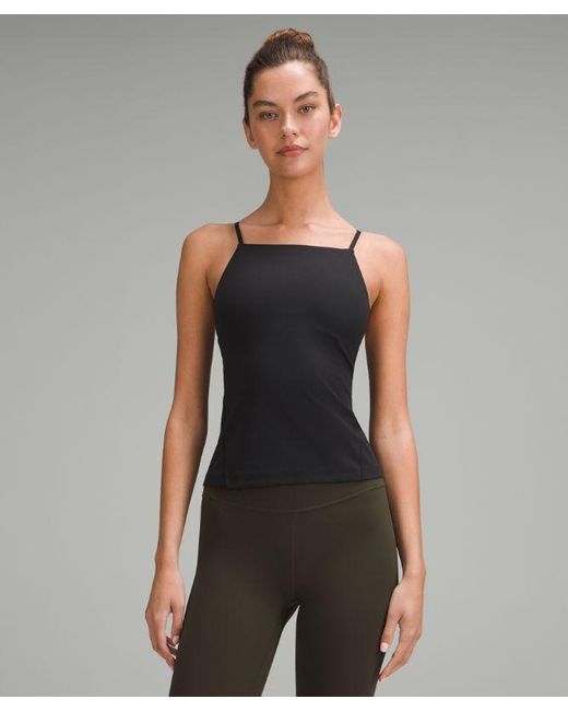 lululemon Align High Neck Cami Tank Top Light Support A B Cup in Black Lyst UK