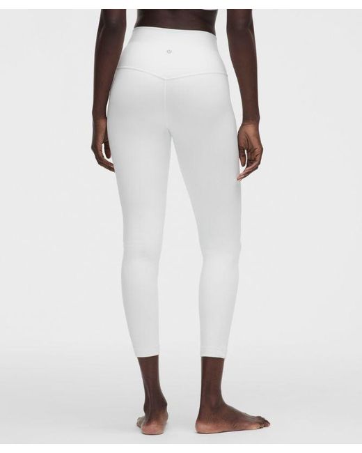 lululemon athletica White – Align High-Rise Pants – 25" – – Size 4