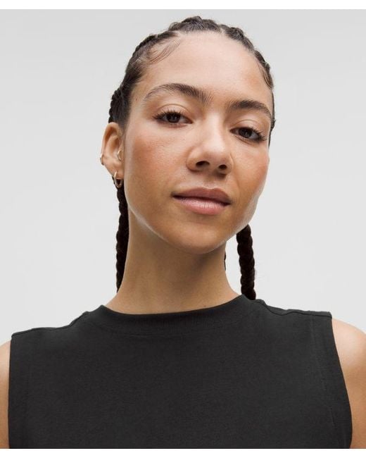 lululemon athletica Black All Yours Organic Cotton Tank Top