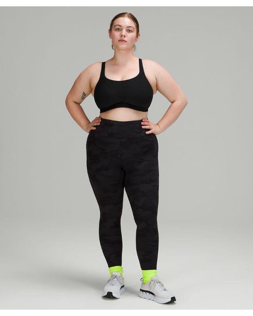 lululemon athletica Black Run Times Bra